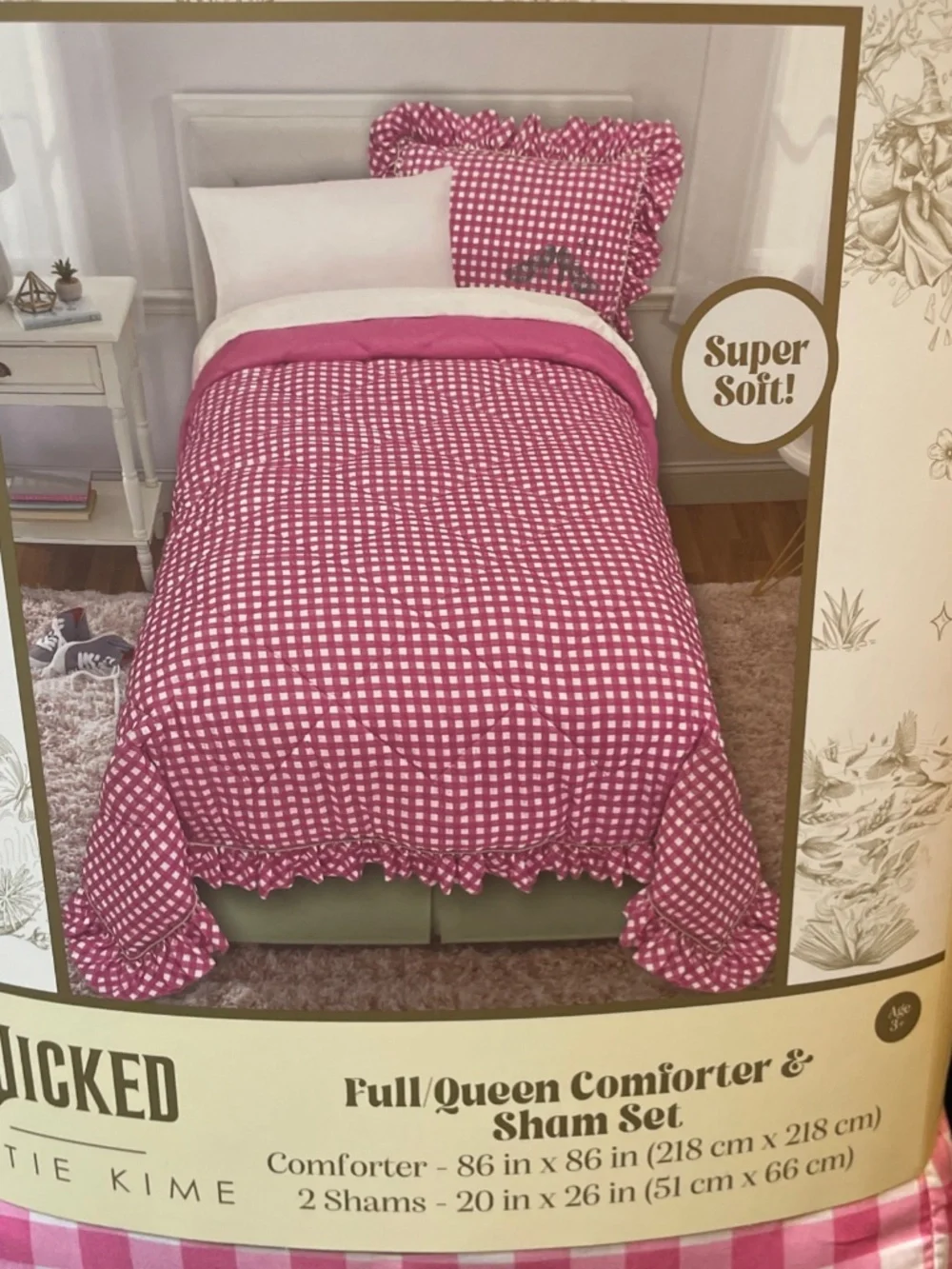 NEW Wicked For Good x Katie Kime Comforter FULL/QUEEN